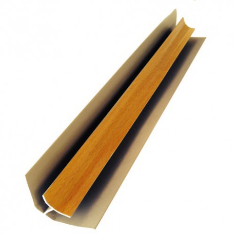 ANGULO INTERNO PARA CIELO RASO PVC CAOBA