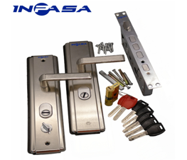 CERRADURA COMPLETA PARA PUERTAS MULTIPUNTO (cilindro,cerradura,manigueta)