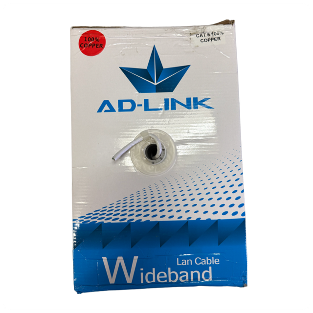 CABLE UTP CAT6 COBRE AZUL AD-LINK