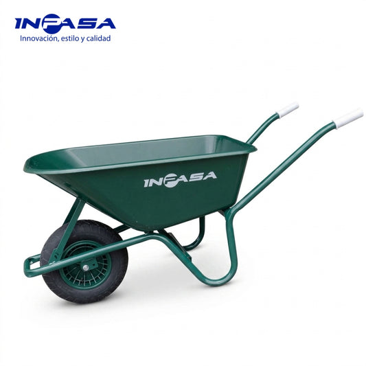 Carretilla de Construcción Verde Plástica Económica