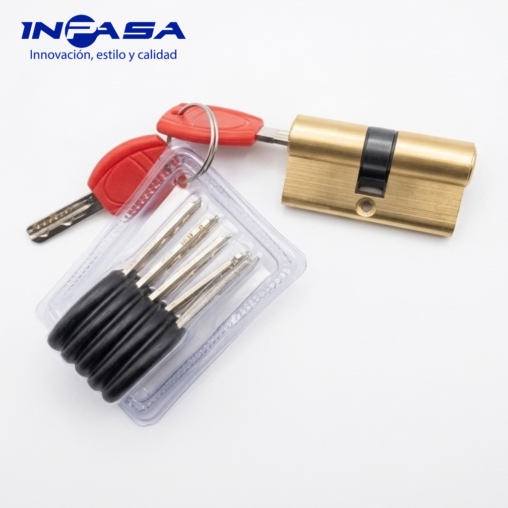 Cilindro para Puerta Metalica 60mm