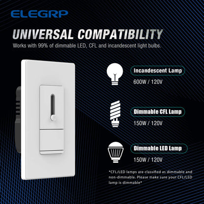 DIMMER BARRA DESLIZANTE 3 VIAS 150W