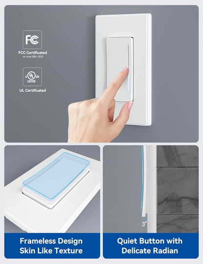DIMMER INTELIGENTE TACTIL 2.4GHz Wi-Fi (C40)