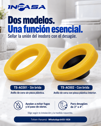 Aro de Cera para Inodoro Inpasa