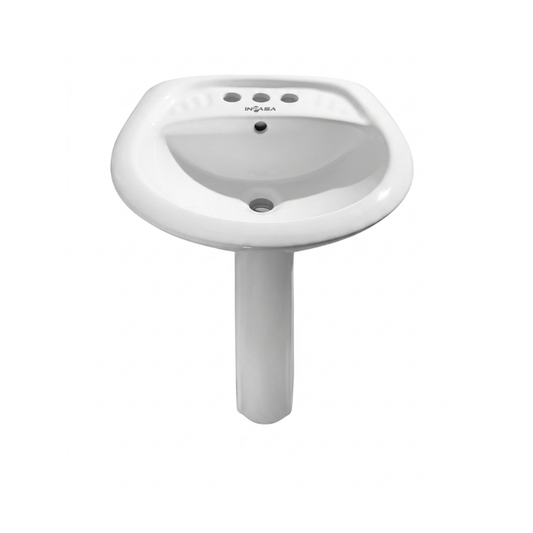 Lavamano con pedestal Inpasa Mod: BA106