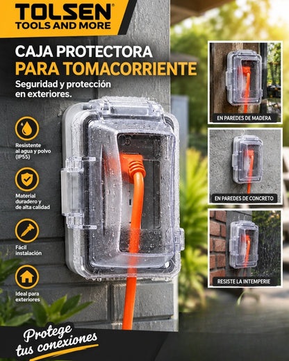 Cubierta Plástica Para Contacto Exterior 1 Gang De Policarbonato Nema 3R