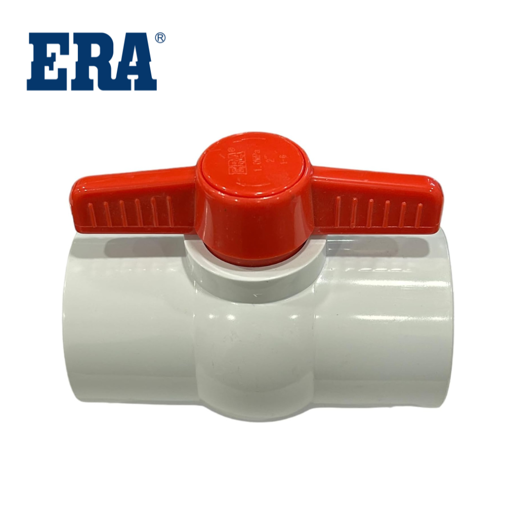 Llave de Paso PVC de Bola Lisa de 1-1/4" ERA