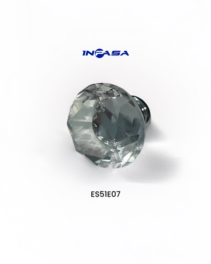 TIRADOR BOTON CRISTAL