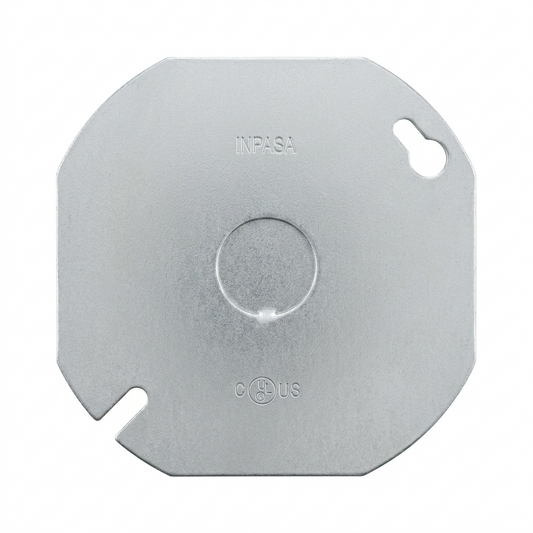 Tapa Ciega Octagonal Con Ko 1/2" De Metal Inpasa
