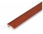 Unión para lámina de cielo raso PVC en color Caoba