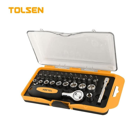 Juego de Sockets y Puntas de 38pcs Tolsen