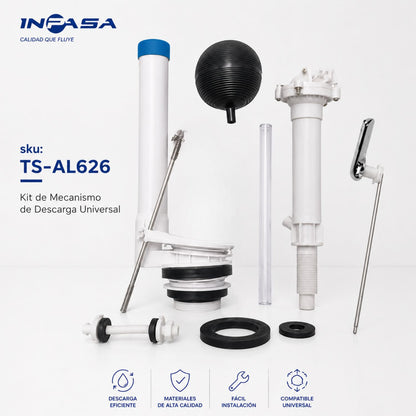 Kit de Inodoro Clásico 2" para reparacion de Tanque Inodoro INPASA
