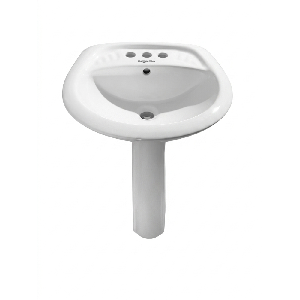 Lavamano con pedestal Inpasa Mod: BA106 Tolsen