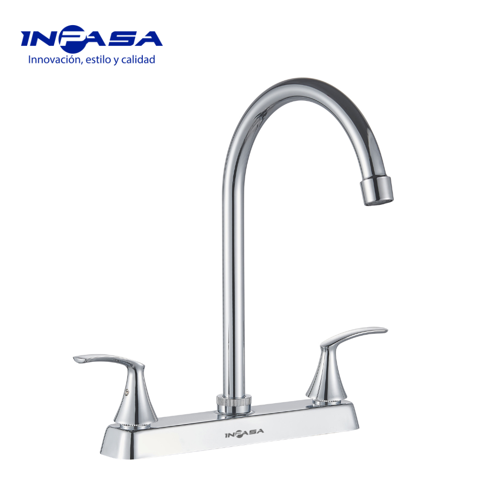 Llave de Fregador Doble 8" Inpasa F6012