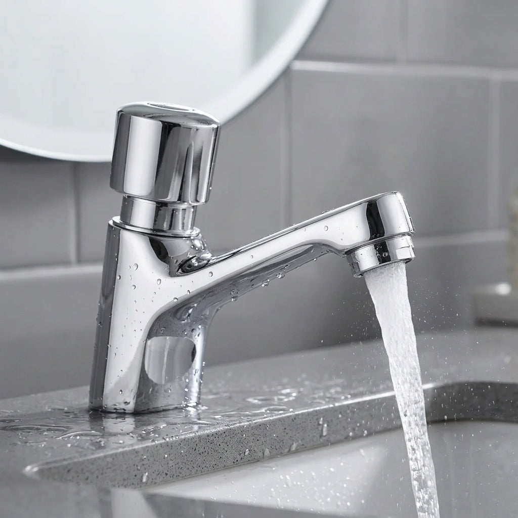 Llave de Lavamano Classic Tipo Push con Temporizador tolsen