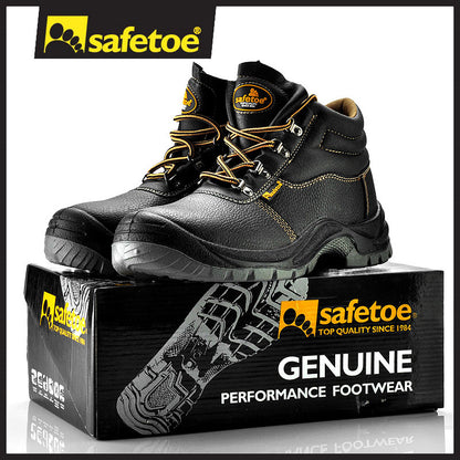 Botas De Seguridad De Cuero Con Punta De Acero #39/7