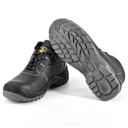 Botas De Seguridad De Cuero Con Punta De Acero #42/9