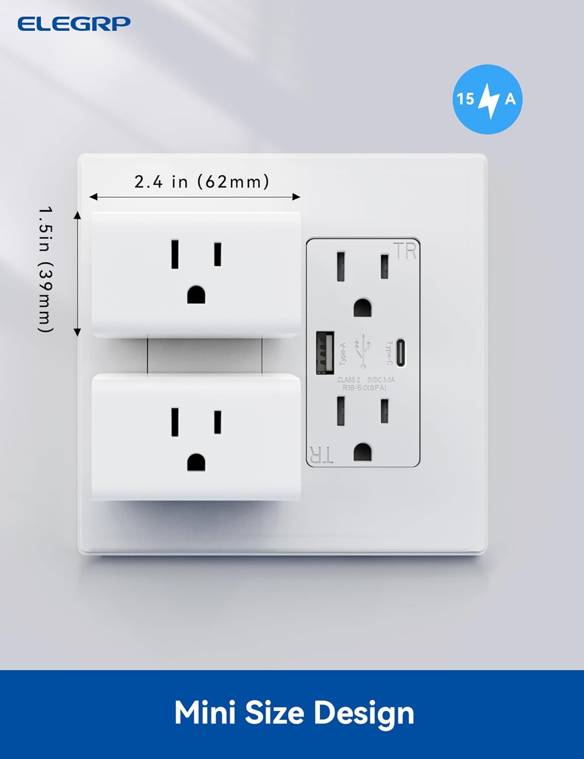 MINI ENCHUFE INTELIGENTE 15A/1800W (C192)