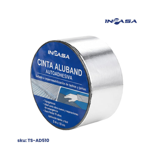 Cinta Alumband Auto Adhesiva 5M (C18)