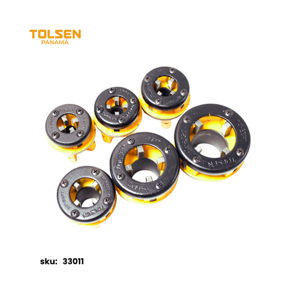 SET DE ROSCADO DE TUBO 9 PZ(INDUSTRIAL)