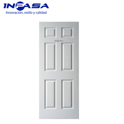 Puerta HDF Entamborada 6 panel 2'X7' Inpasa Tolsen