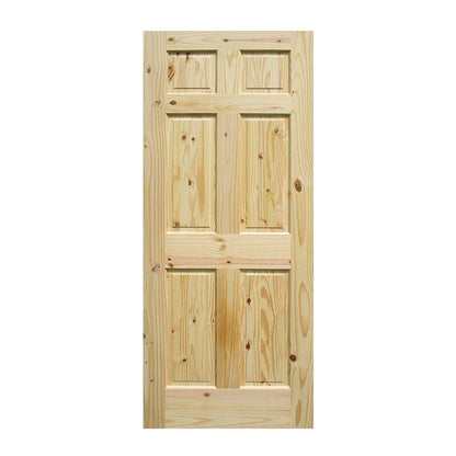 Puerta de Pino 3'X7' 6 Paneles Inpasa panama