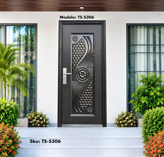 Puerta de Seguridad Lisboa Copper Bronze S306R