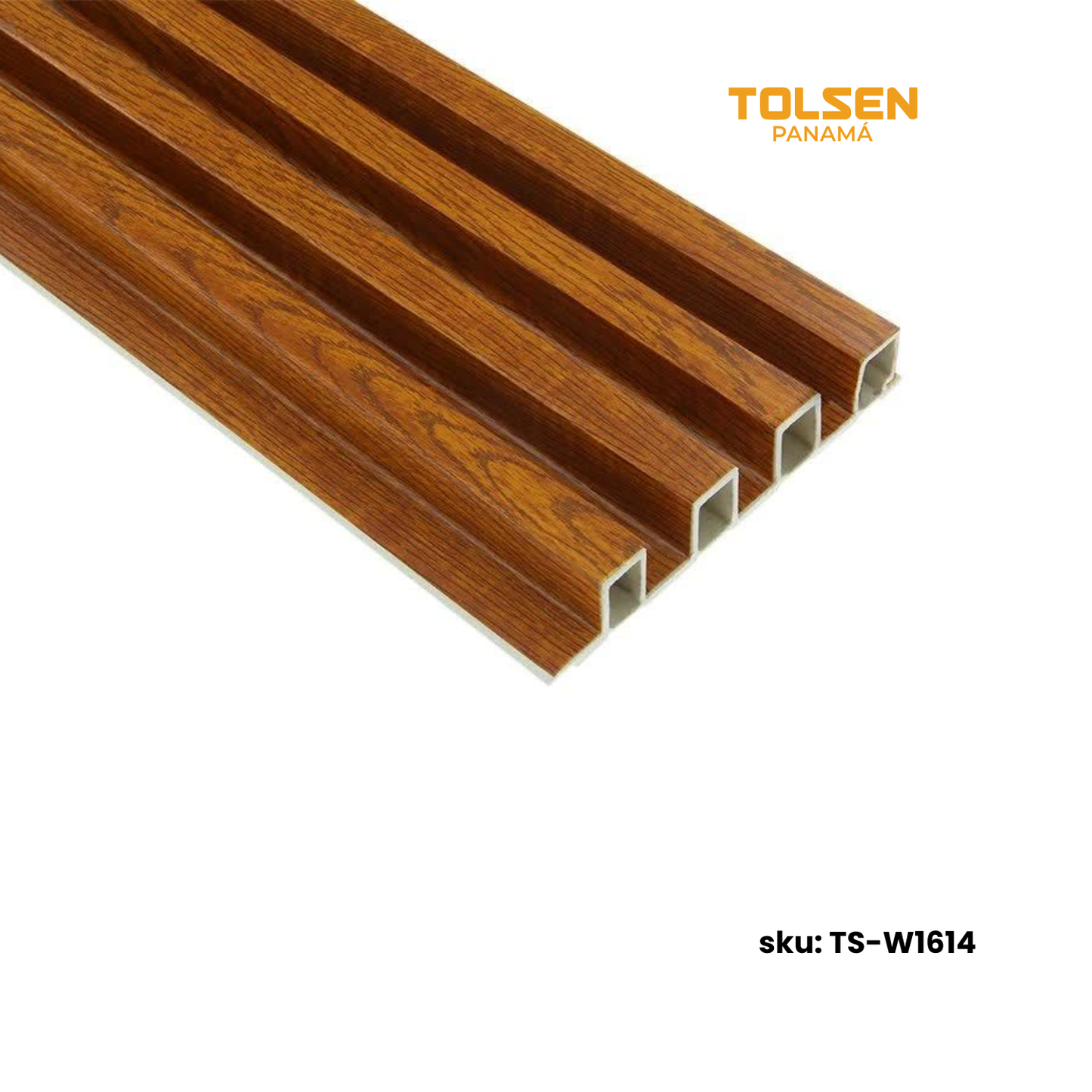 Revestimiento Wpc Cedro Para Pared 24x160x2900mm