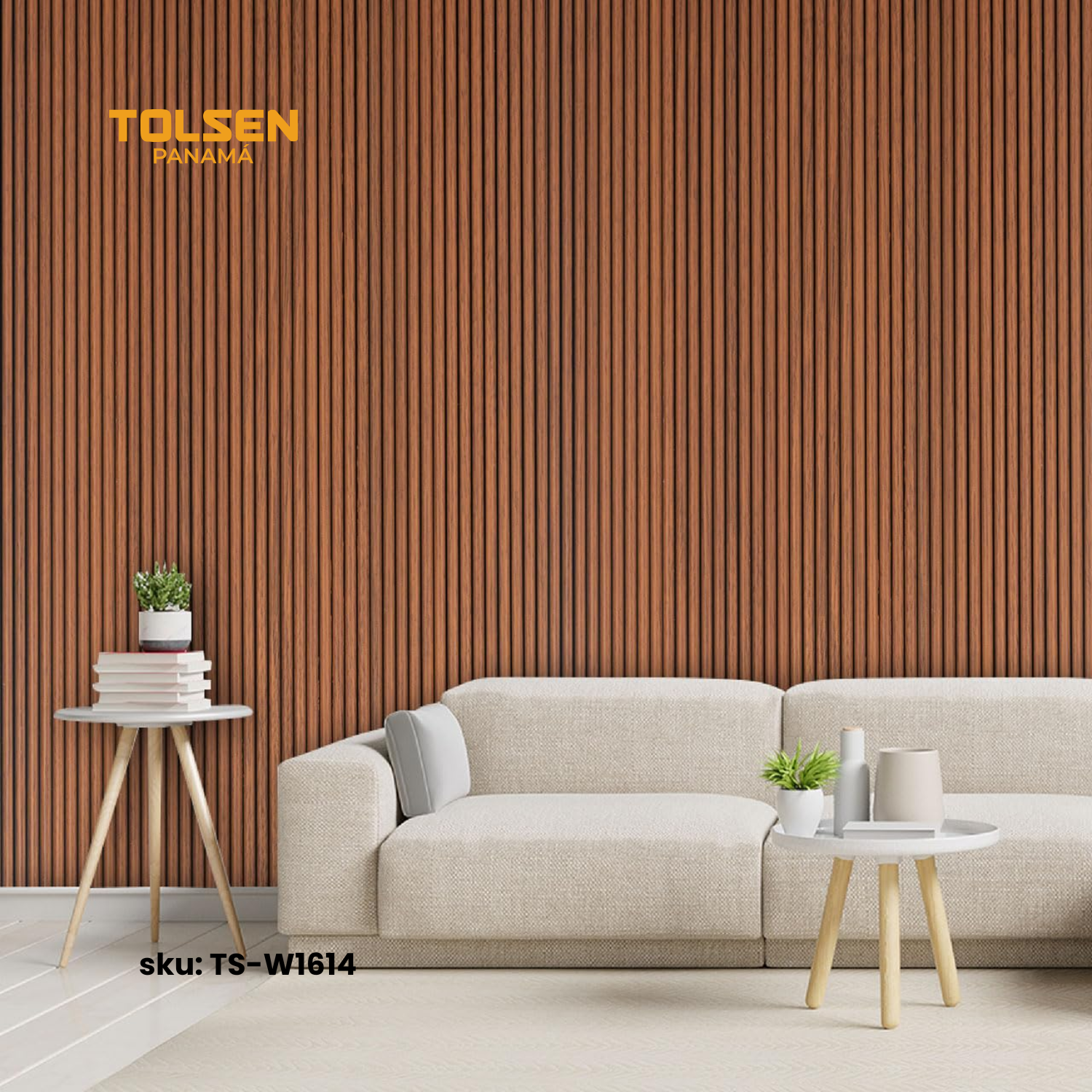 Revestimiento Wpc Cedro Para Pared 24x160x2900mm tolsen