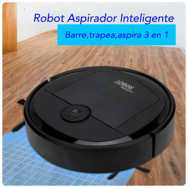 Robot Aspirador Inteligente 3 en 1
