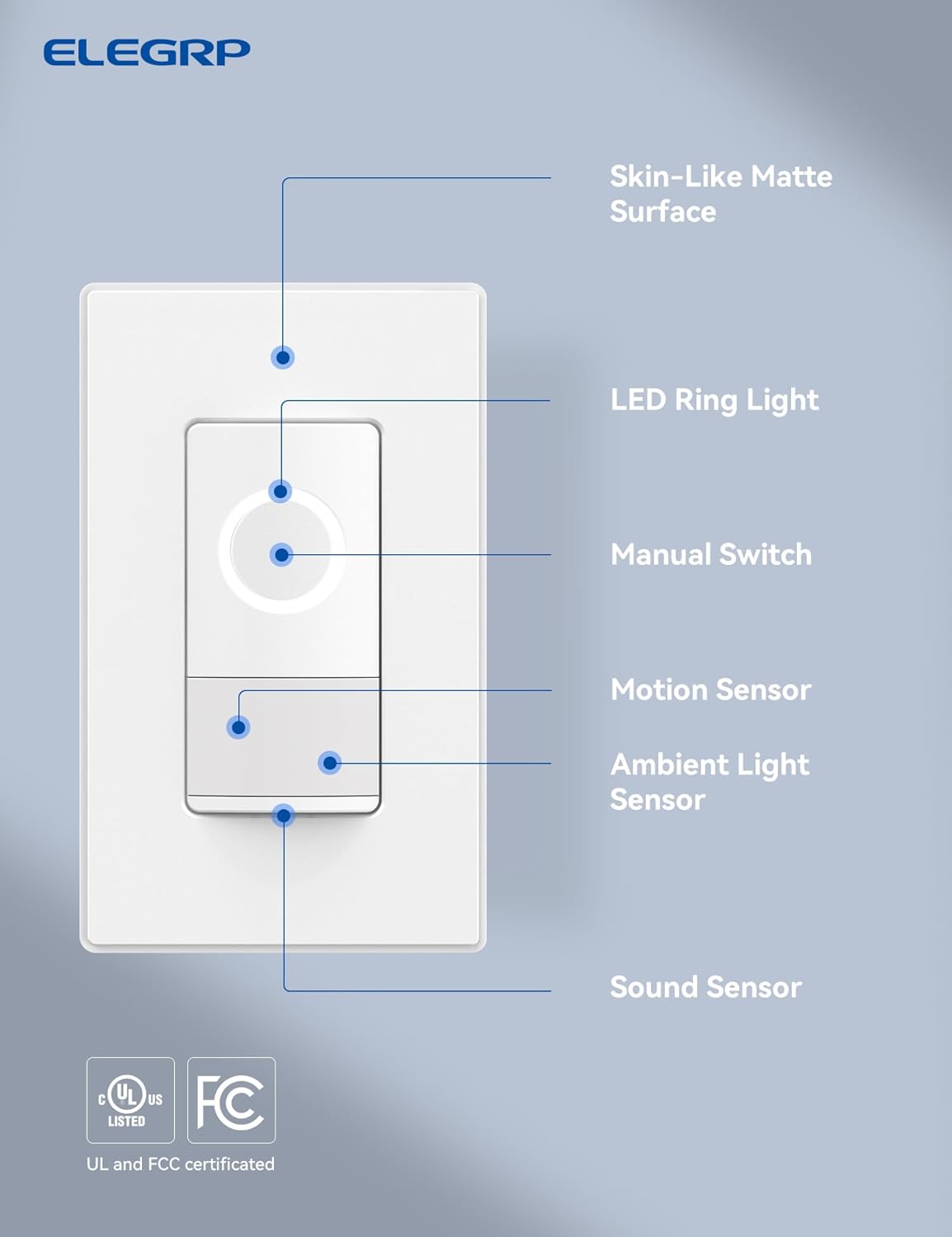 INTERRUPTOR INTELIGENTE CON SENSOR DE MOVIMIENTO