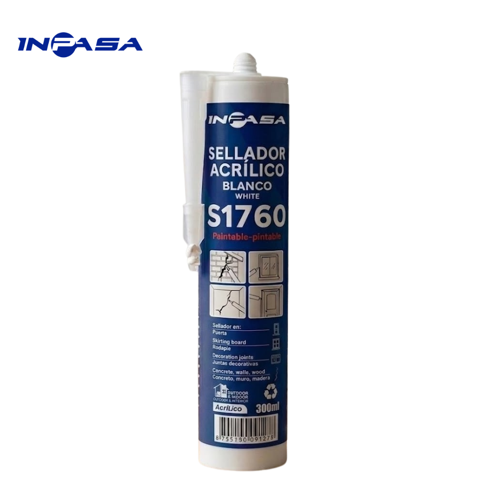 Sellador Acrílico Blanco Inpasa 300ml