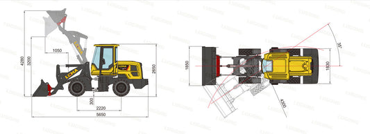 CARGADOR FRONTAL LUGONG T928