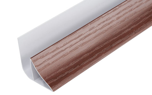 CORNISA PARA CIELO RASO PVC CAOBA