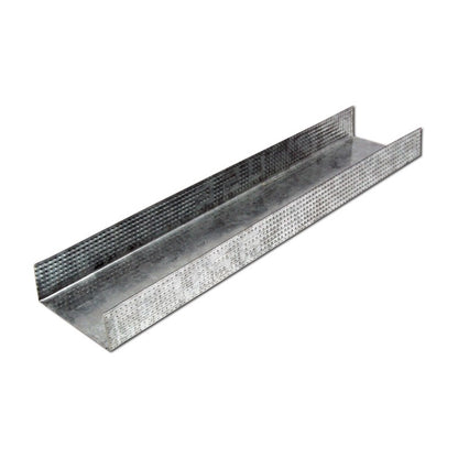 Track Galvanizado de 2-1/2" x 10' calibre 28 para gypsum