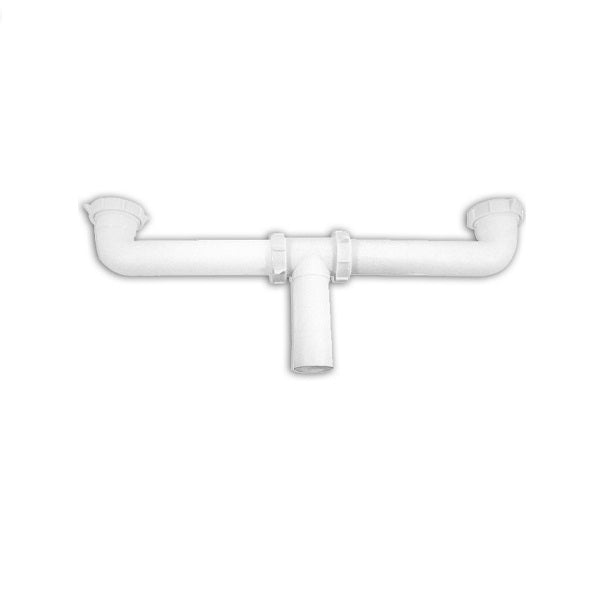 Trampa para Fregador Doble 1-1/2" Inpasa