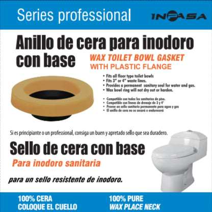 ARO DE CERA INPASA CON BASE(C42)