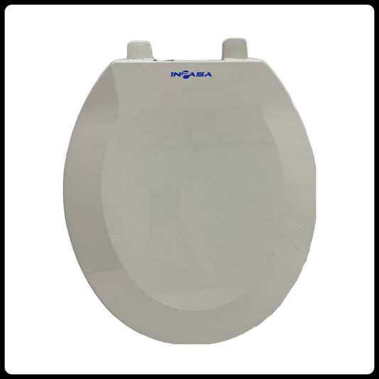 ASIENTO INODORO BLANCO HUESO REDONDO