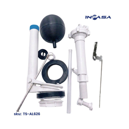 Kit de Inodoro Clásico 2" para reparacion de Tanque Inodoro INPASA