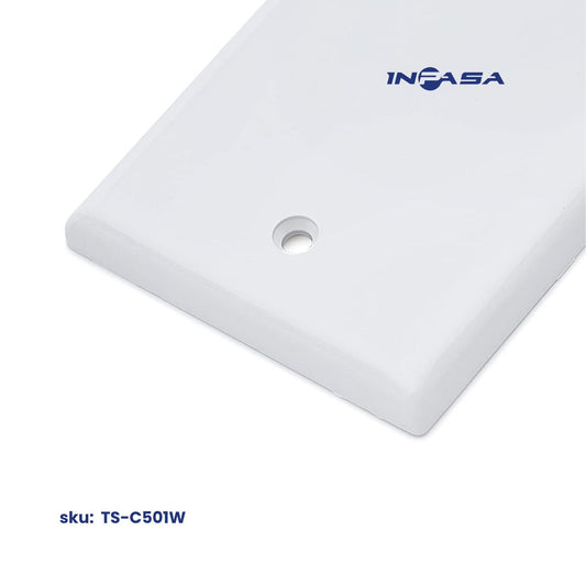 Tapa Ciega Plástica Color Blanco Inpasa