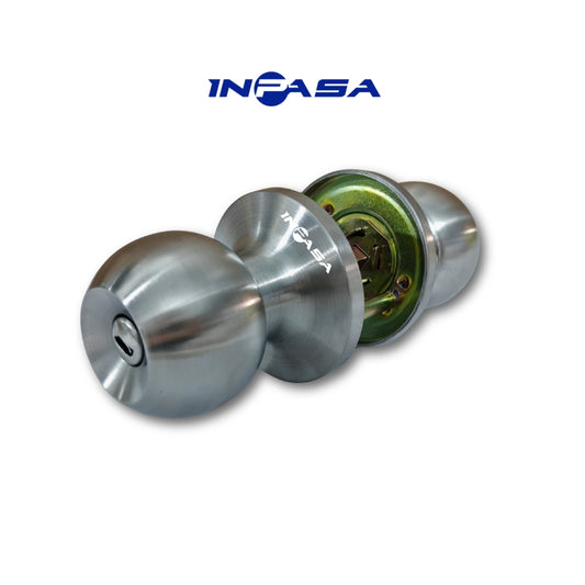 CERRADURA DE POMO TUBULAR PARA BAÑO