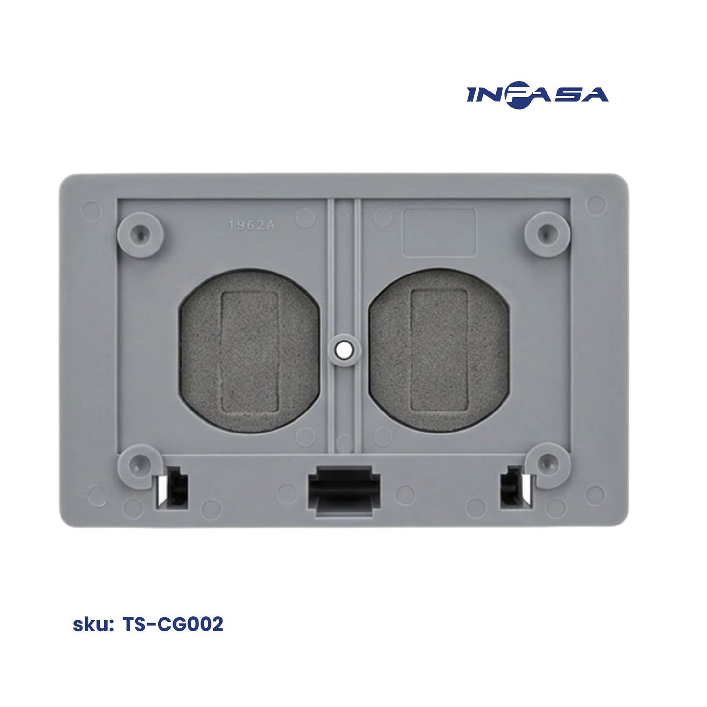 Tapa Plastica Doble waterproof Para Intemperie
