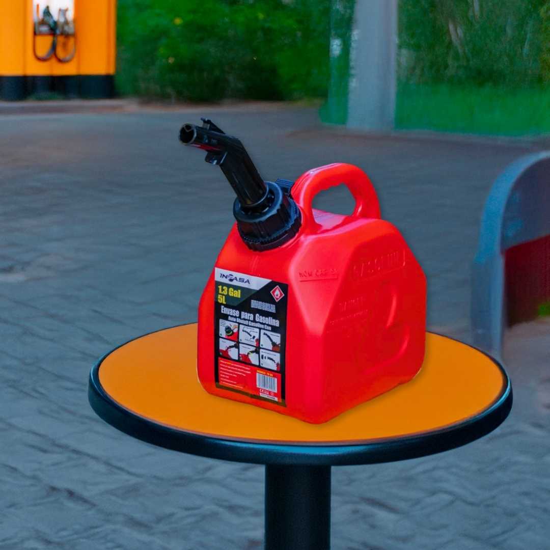Envase Gasolina para Capacidad de 5L Inpasa