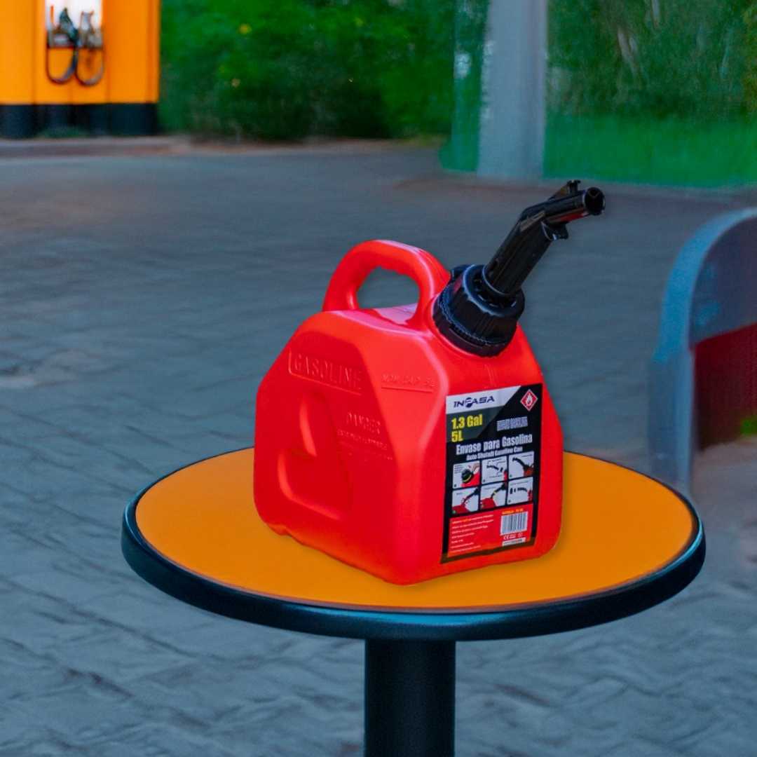 Envase Gasolina para Capacidad de 5L Inpasa