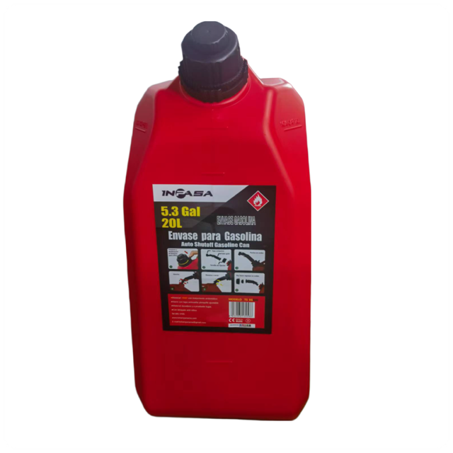 Envase Gasolina para Capacidad de 20L Inpasa