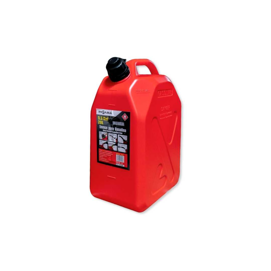 Envase Gasolina para Capacidad de 20L Inpasa
