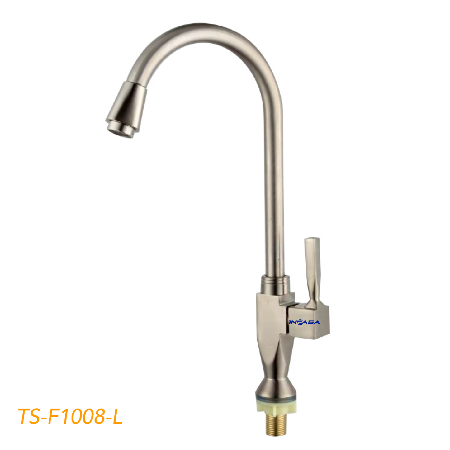 LLAVE DE FREGADOR SENCILLO SATINADO