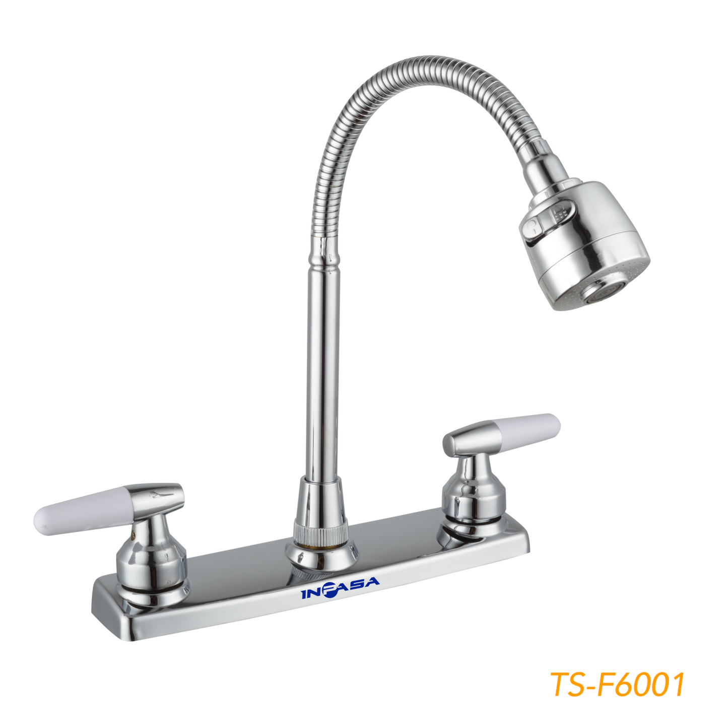 LLAVE DE FREGADOR DOBLE BRONCE