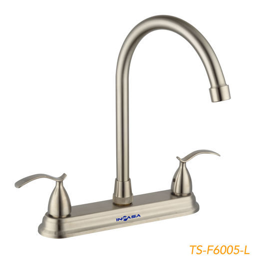 LLAVE DE FREGADOR DOBLE SATINADO (C20)