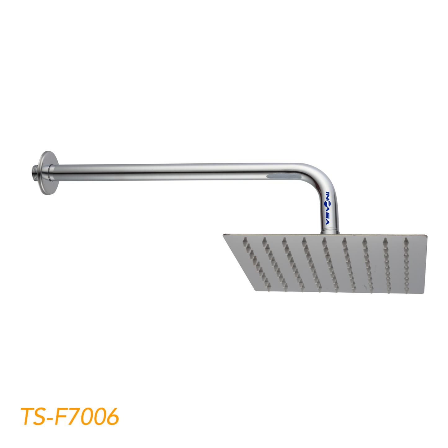REGADERA CUADRADA TIPO LLUVIA 8" (C10)
